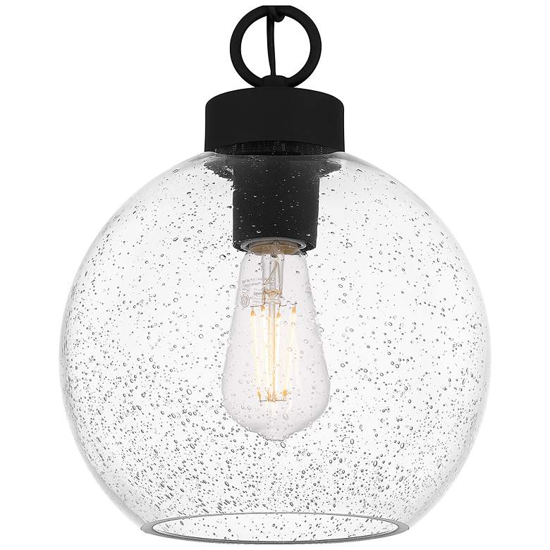 Image 4 DSI Irie 9-in W 1-Light Earth Black Mini Pendant more views