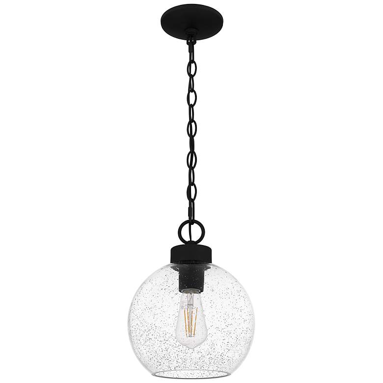 Image 6 DSI Irie 9-in W 1-Light Earth Black Mini Pendant more views