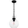 6_DSI Irie 9-in W 1-Light Earth Black Mini Pendant more views