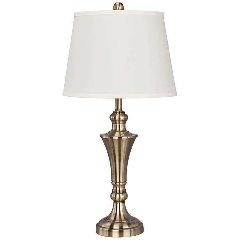 Image 1 Du Bois Antique Brass Metal Table Lamp
