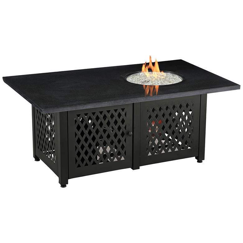 Image 1 DualHeat 54" Wide LP Gas Fire Pit Table