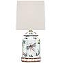 Duben 13" High Porcelain Oval Mini Jar Table Lamp