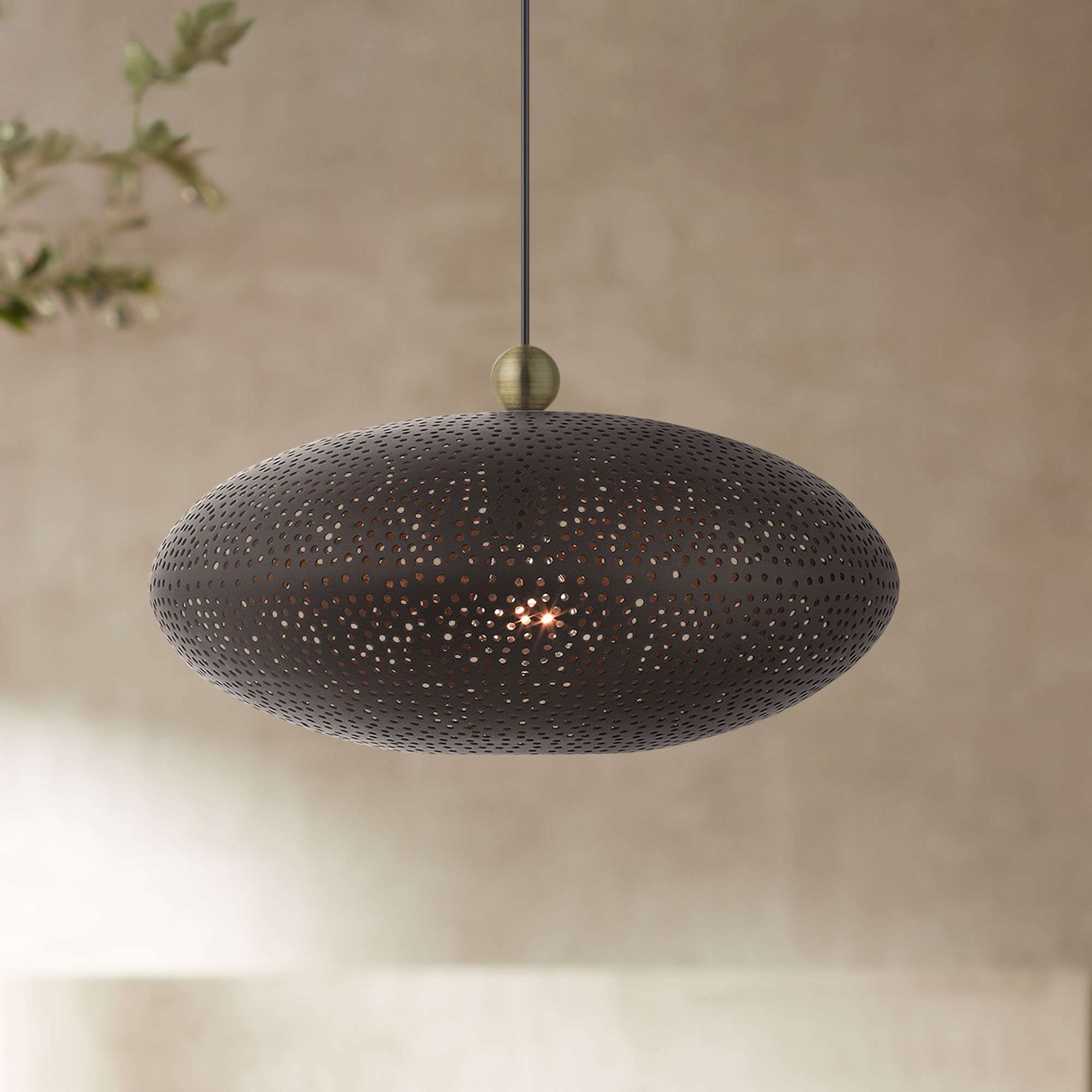 oval pendant light shade