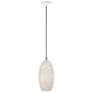 Dublin 7 1/4" Wide White Metal Mini Pendant Light