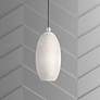 Dublin 7 1/4" Wide White Metal Mini Pendant Light