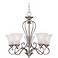 Duchess Antique Nickel Finish 24 1/2" Wide Chandelier