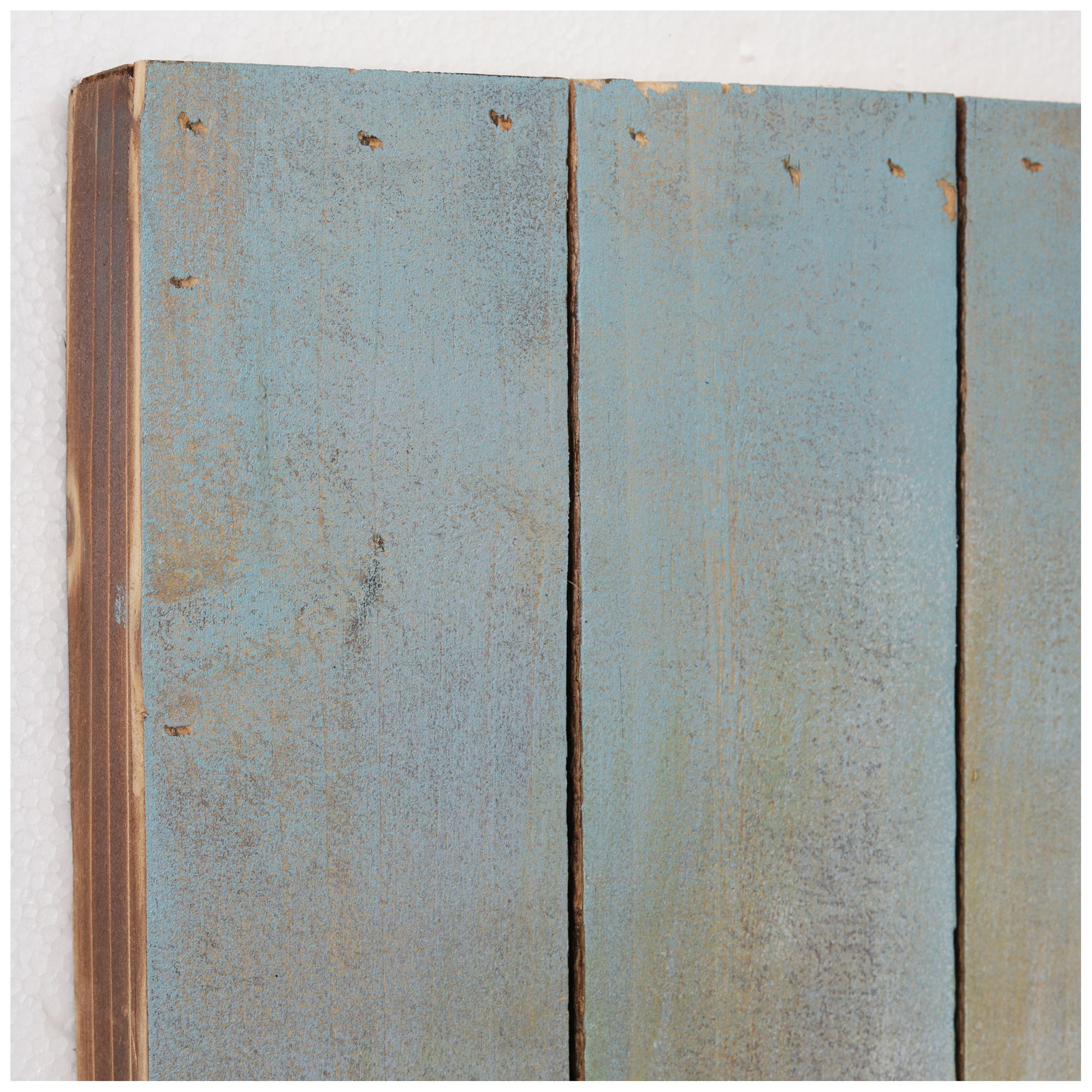 Ducks" Hand-painted Iron Wall sculpture with solid Wood Frame