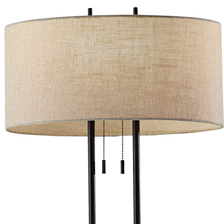 Image 4 Duet Antique Bronze Floor Lamp more views