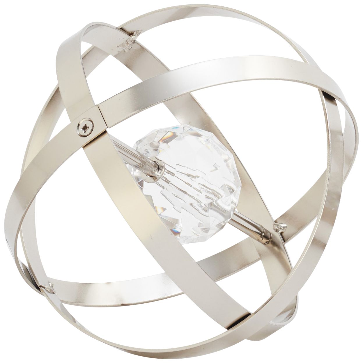 Dugray Silver Metal Decorative Orbs Set of 3 82P31 Lamps Plus