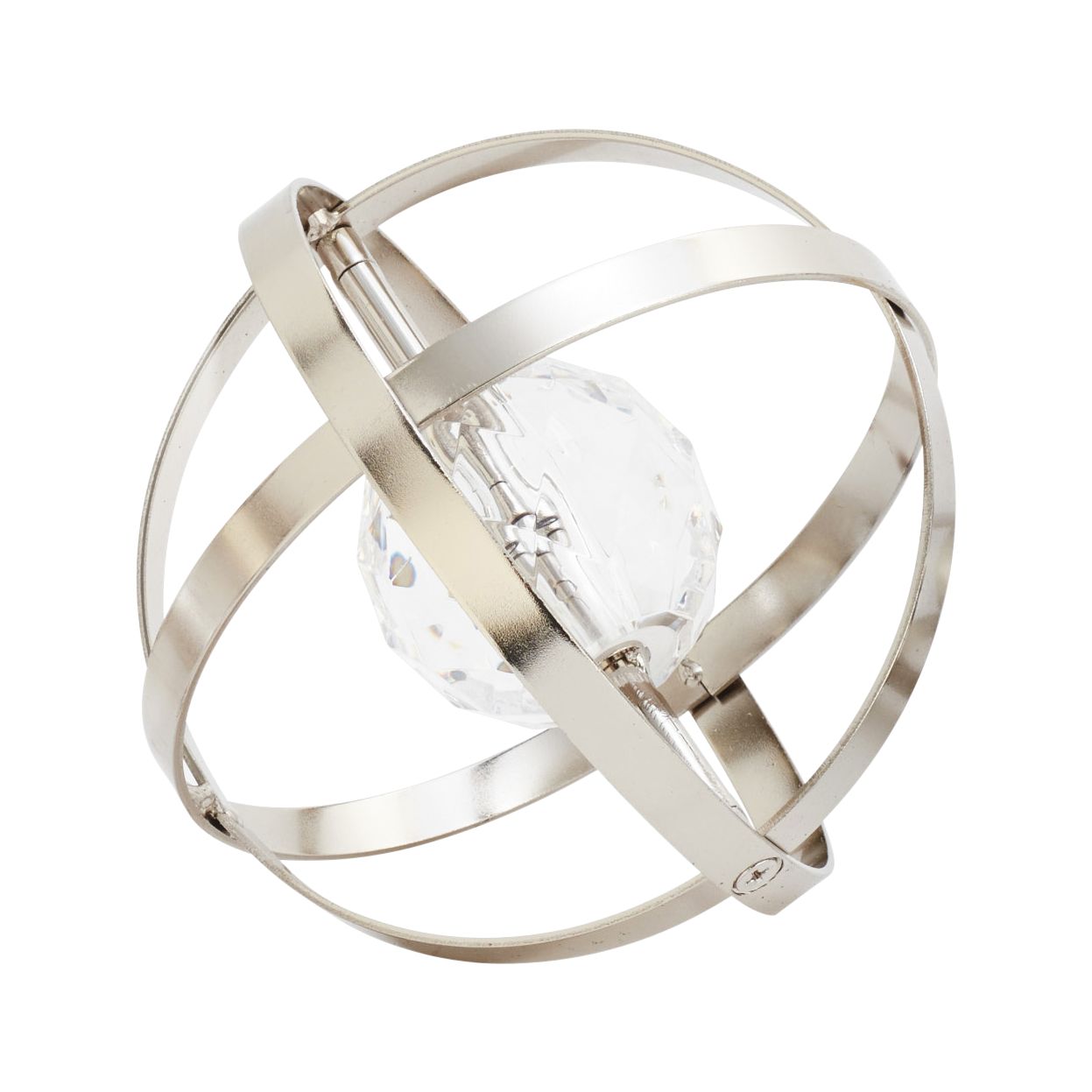 Dugray Silver Metal Decorative Orbs Set of 3 82P31 Lamps Plus