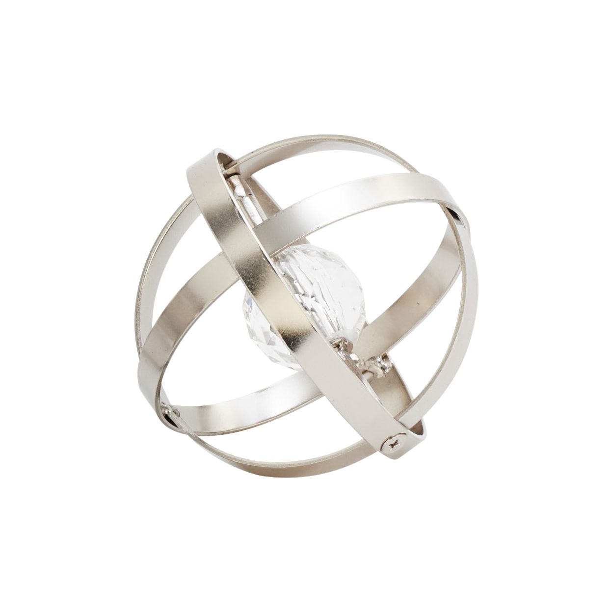 Dugray Silver Metal Decorative Orbs Set of 3 82P31 Lamps Plus