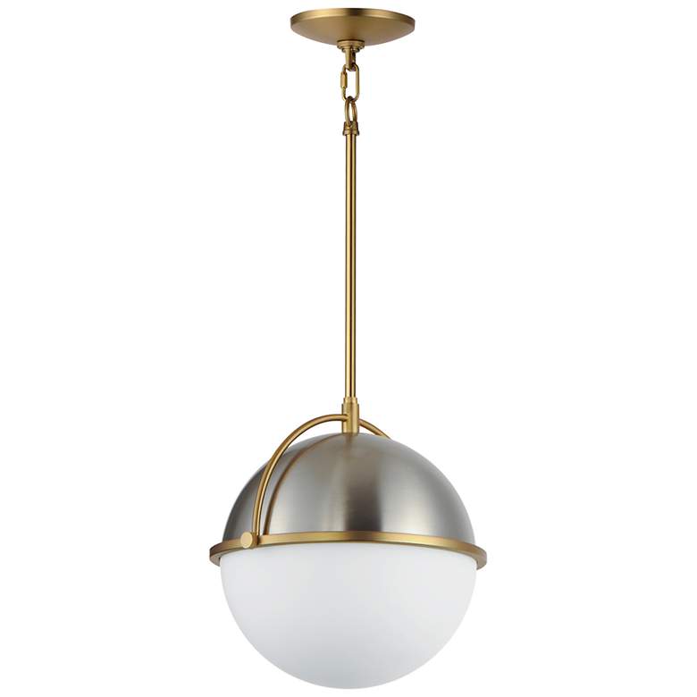 Image 1 Duke 12" Single Pendant Nickel / Brass