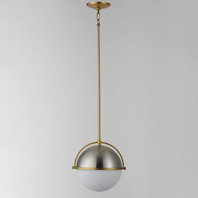 Image 2 Duke 12" Single Pendant Nickel / Brass more views