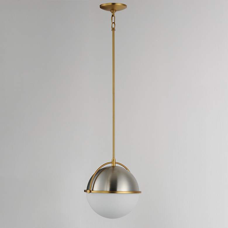 Image 3 Duke 12" Single Pendant Nickel / Brass more views