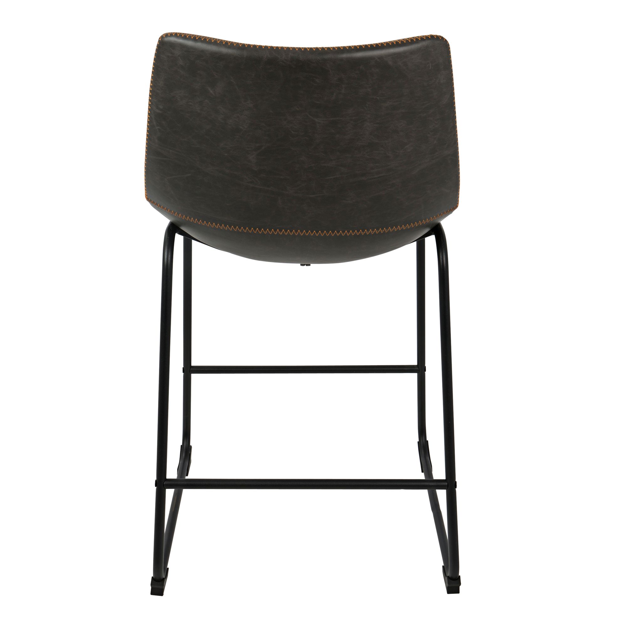 bar stools leather grey