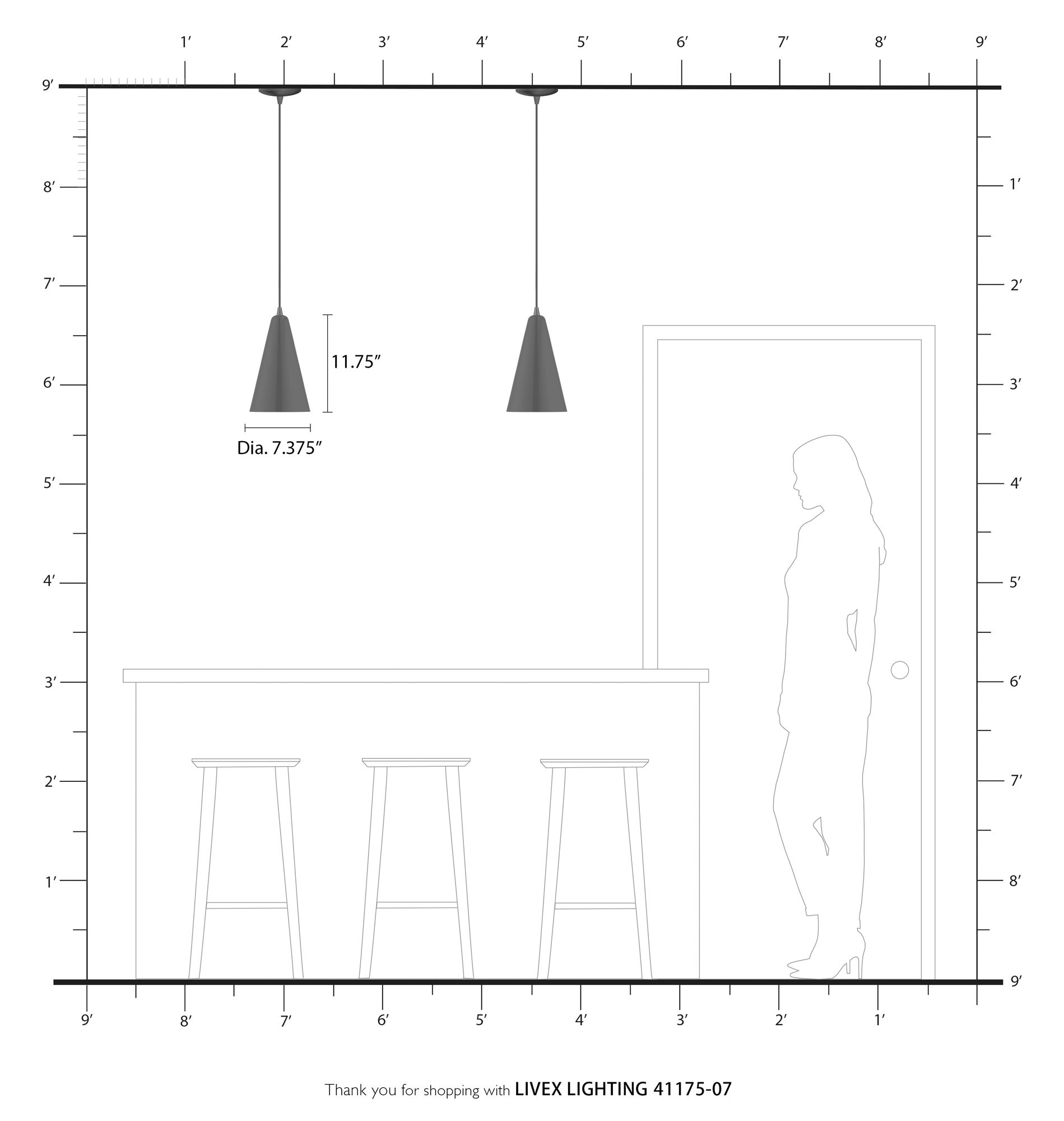 Dulce 1 Light Bronze with Antique Brass Accents Mini Pendant