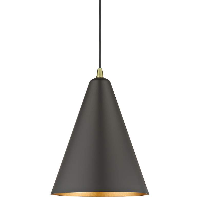 Image 3 Dulce 10" Wide Bronze Mini Pendant