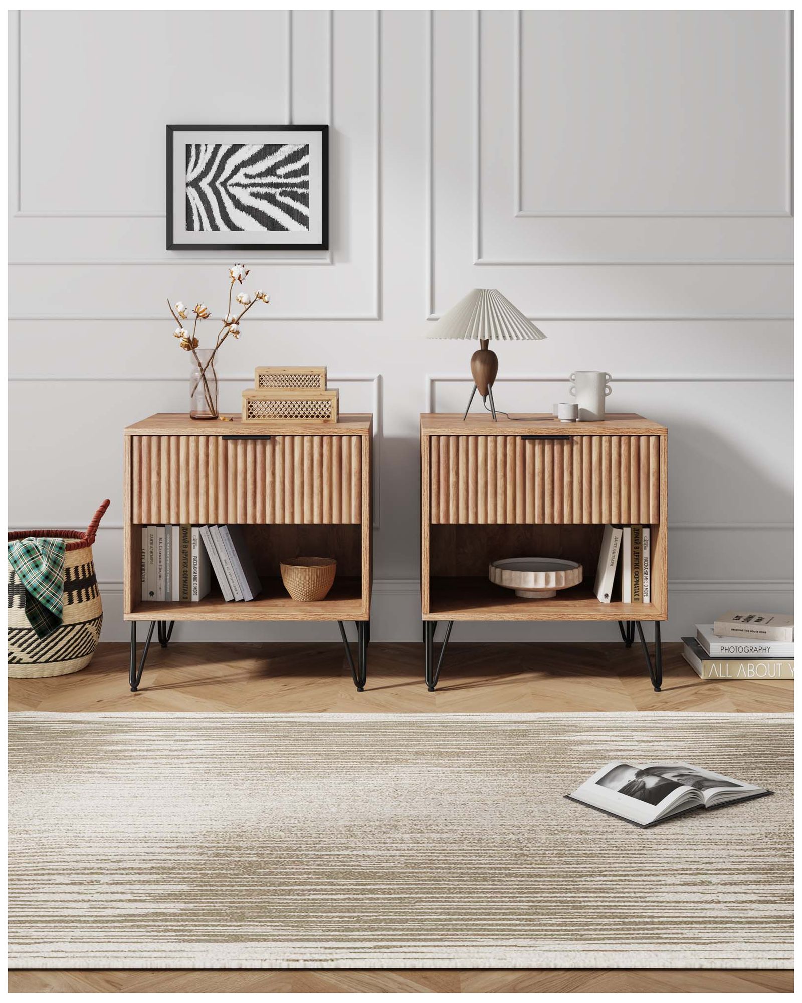 Image 2 DUMBO 1.0 Nightstand in Golden Brown - Set of 2 more views