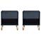 DUMBO 1.0 Nightstand in Midnight Blue - Set of 2
