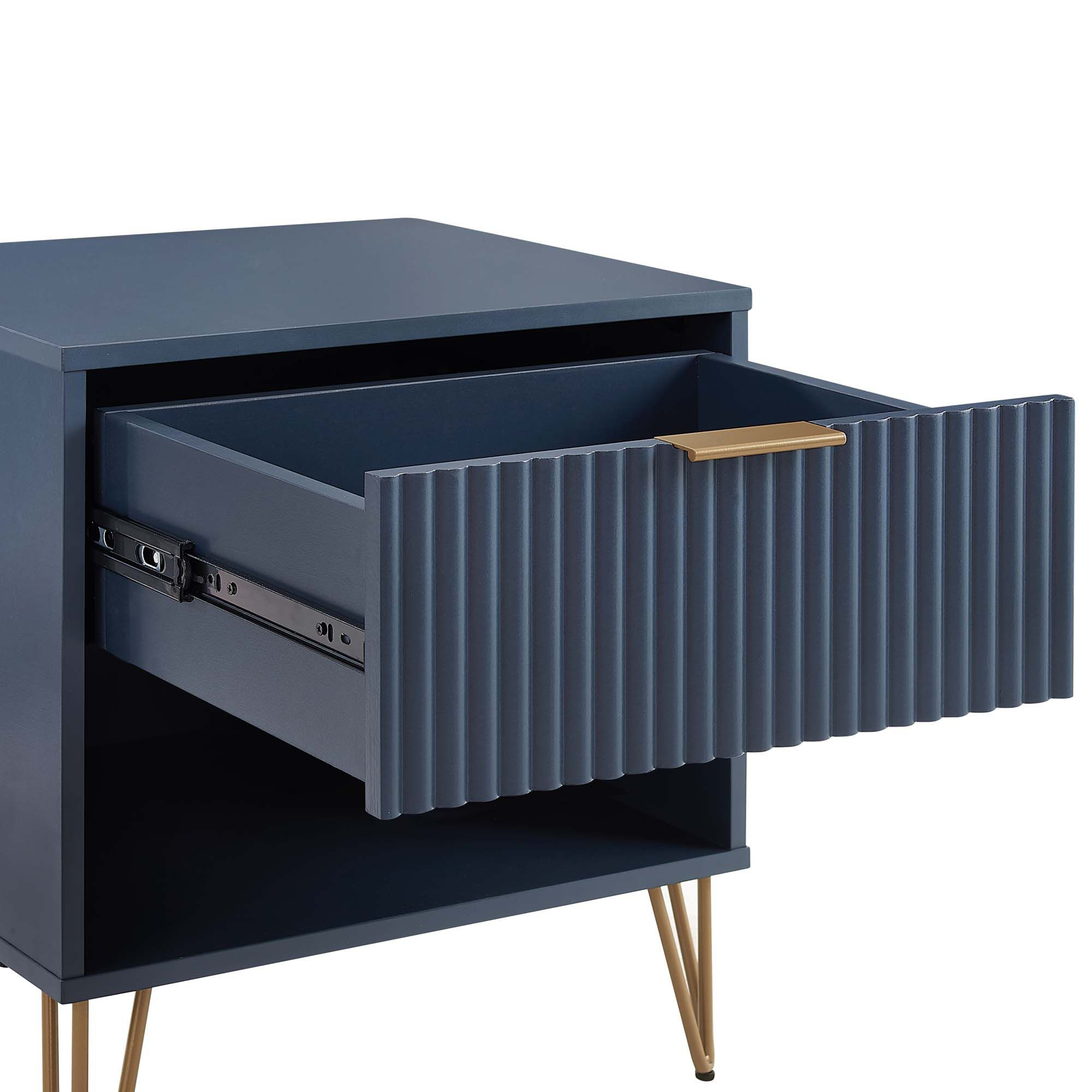 Image 4 DUMBO 1.0 Nightstand in Midnight Blue - Set of 2 more views