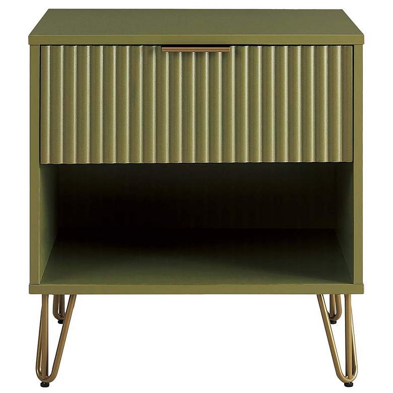 Image 1 DUMBO 1.0 Nightstand in Olive Green