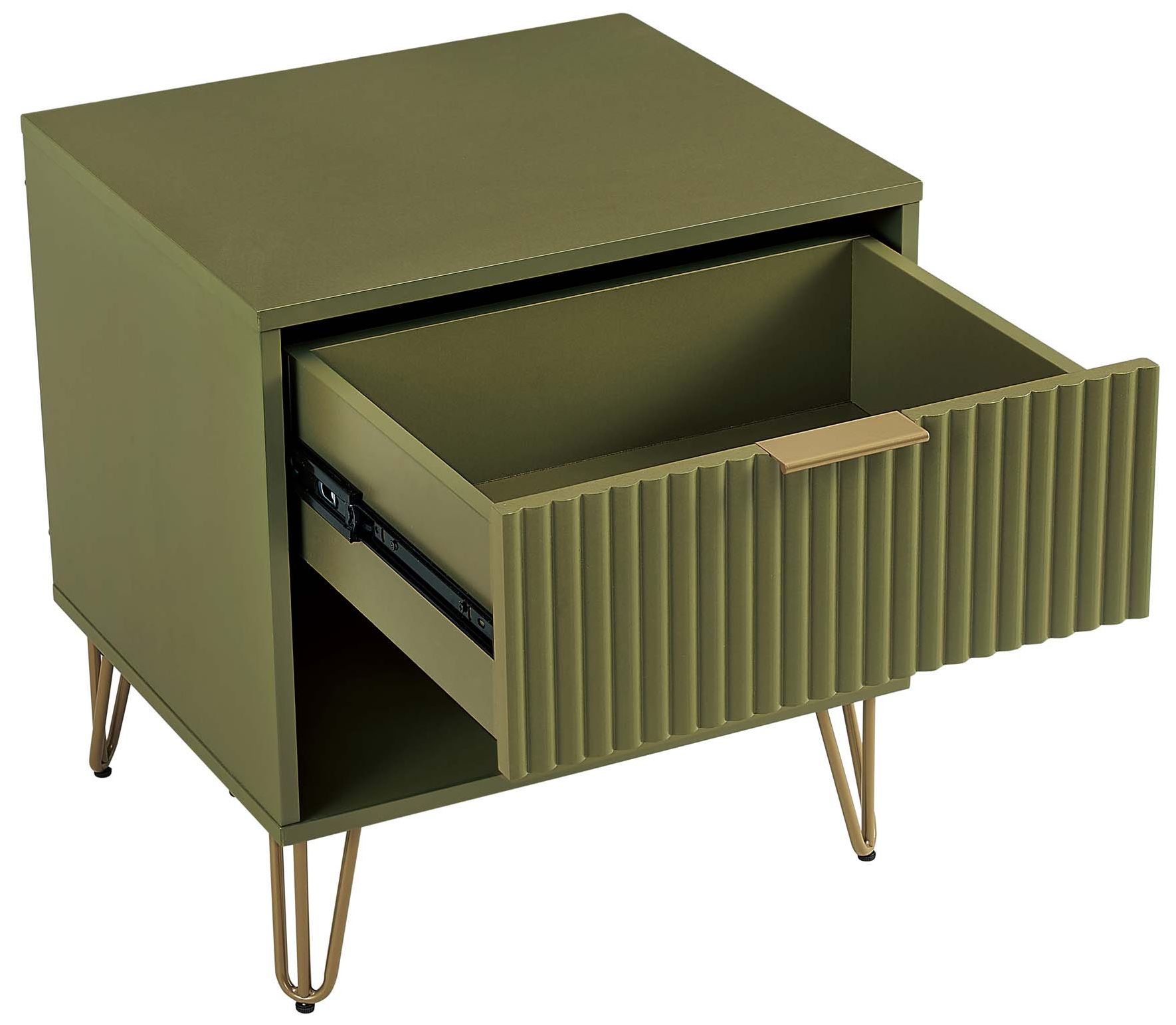 Image 7 DUMBO 1.0 Nightstand in Olive Green more views
