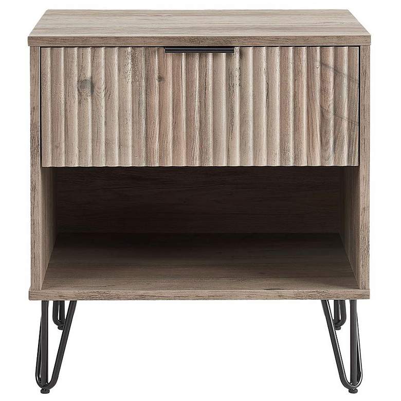 Image 1 DUMBO 1.0 Nightstand in Rustic Grey