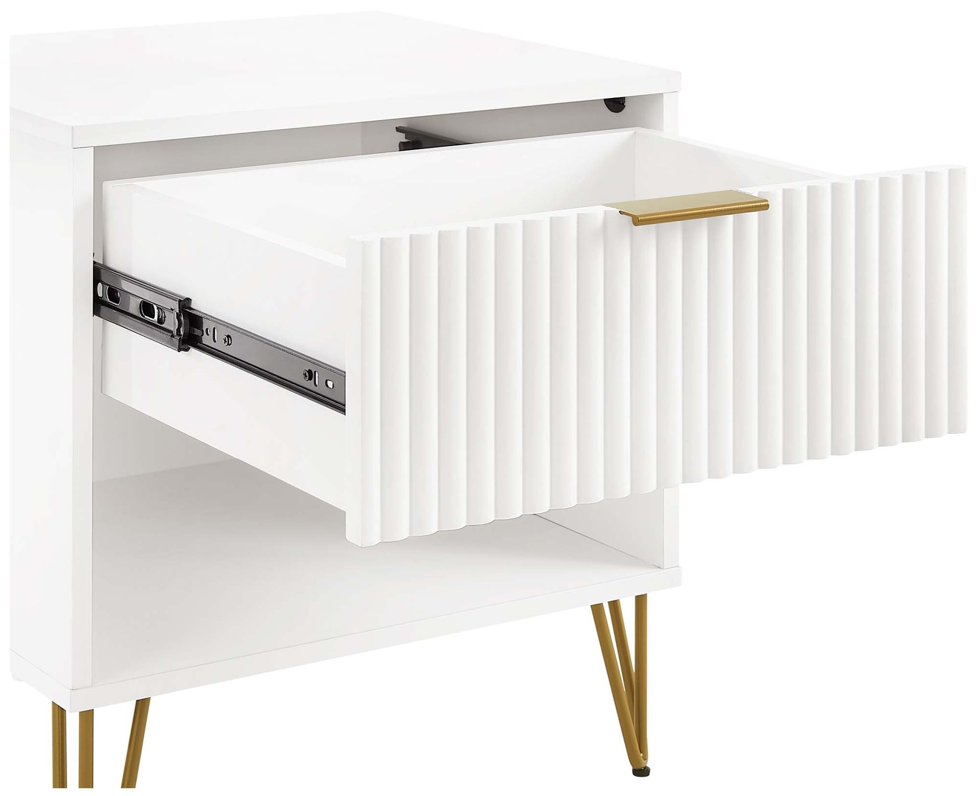 Image 5 DUMBO 1.0 Nightstand in White - Set of 2 more views