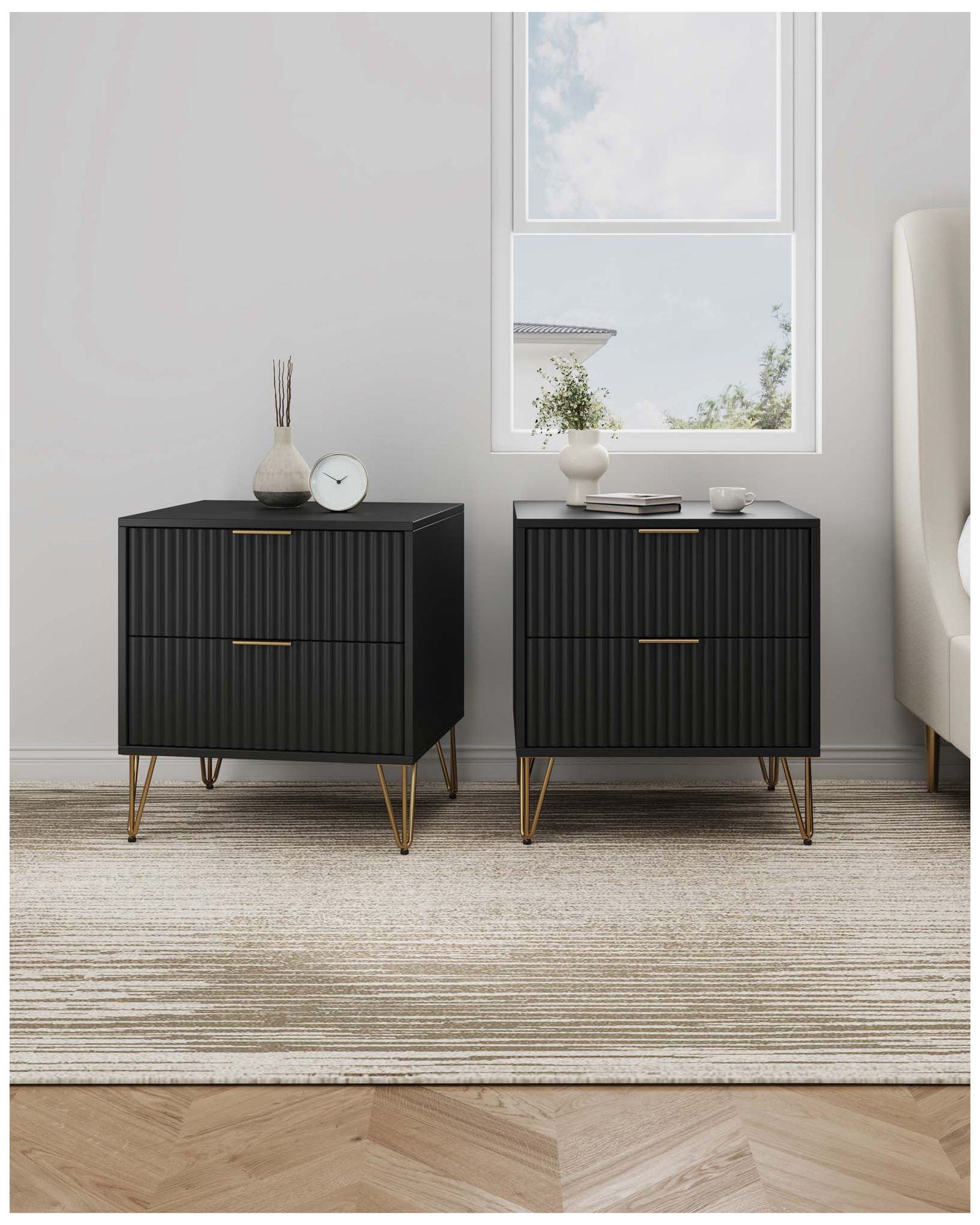 Image 2 DUMBO 2.0 Nightstand in Black - Set of 2 more views