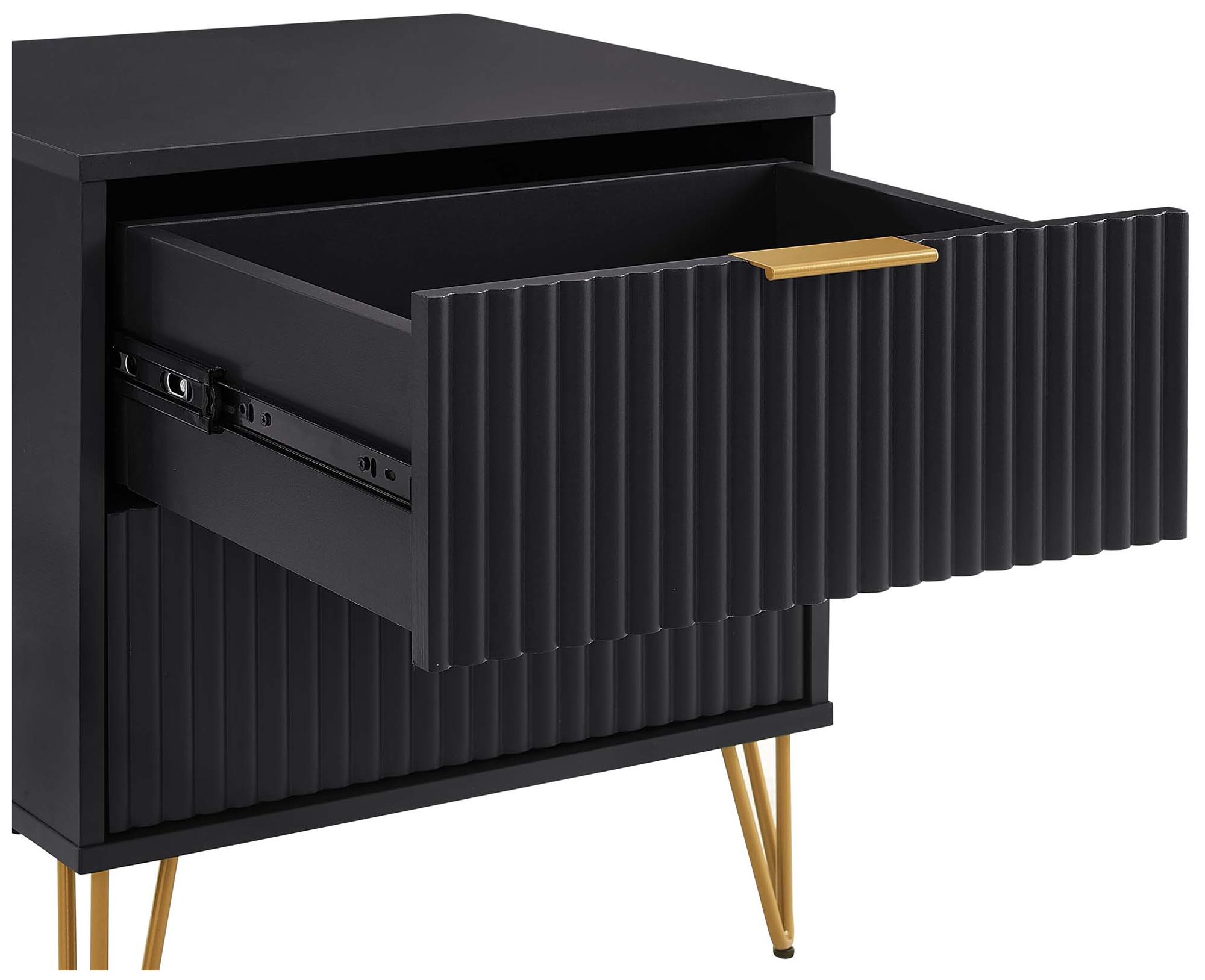 Image 5 DUMBO 2.0 Nightstand in Black - Set of 2 more views