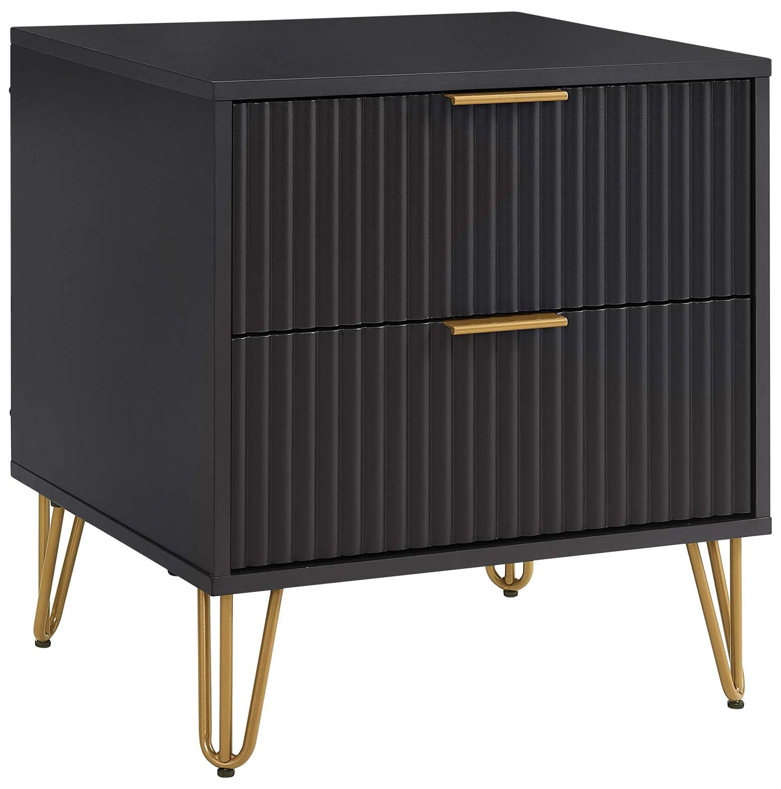 DUMBO 2.0 Nightstand in Black - Set of 2