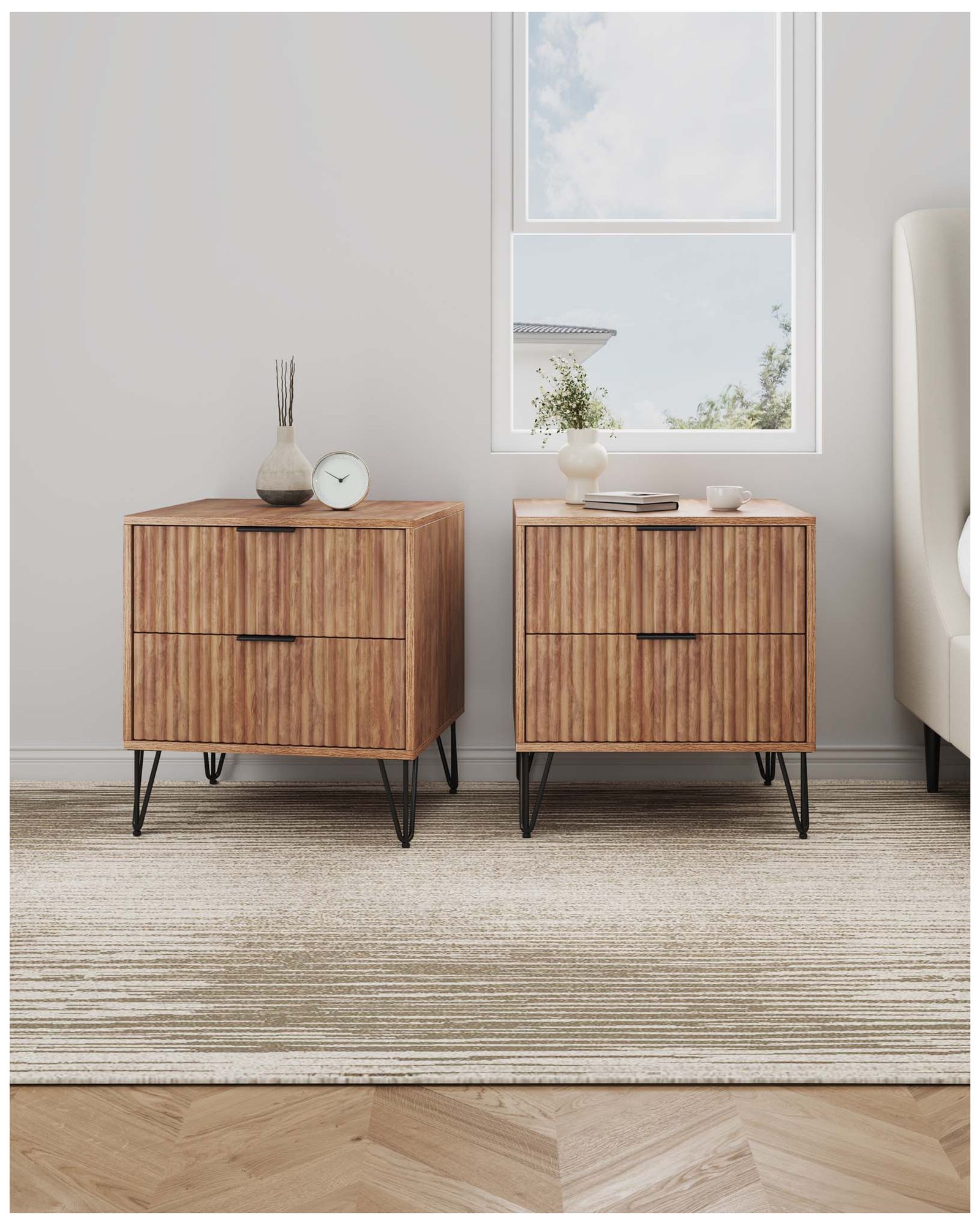 Image 2 DUMBO 2.0 Nightstand in Golden Brown - Set of 2 more views