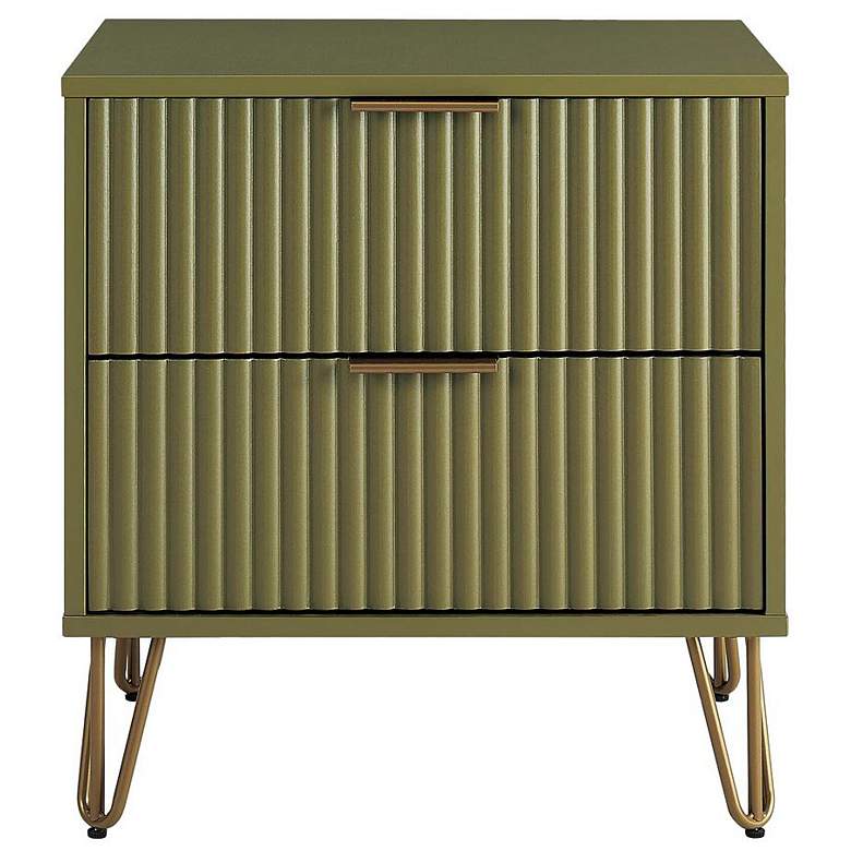 Image 1 DUMBO 2.0 Nightstand in Olive Green