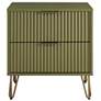 DUMBO 2.0 Nightstand in Olive Green