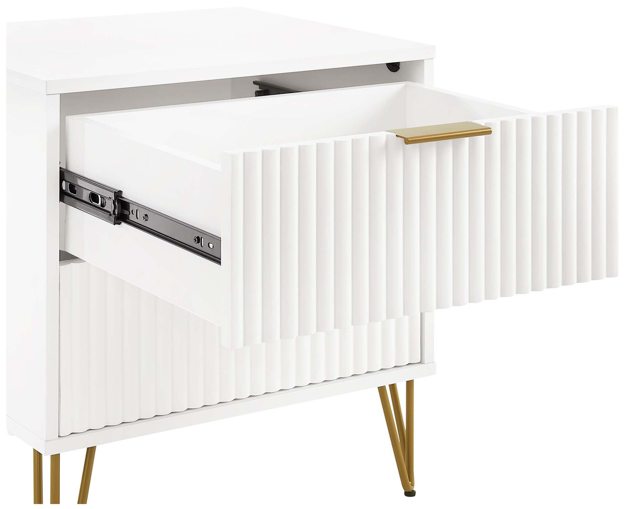 Image 5 DUMBO 2.0 Nightstand in White - Set of 2 more views