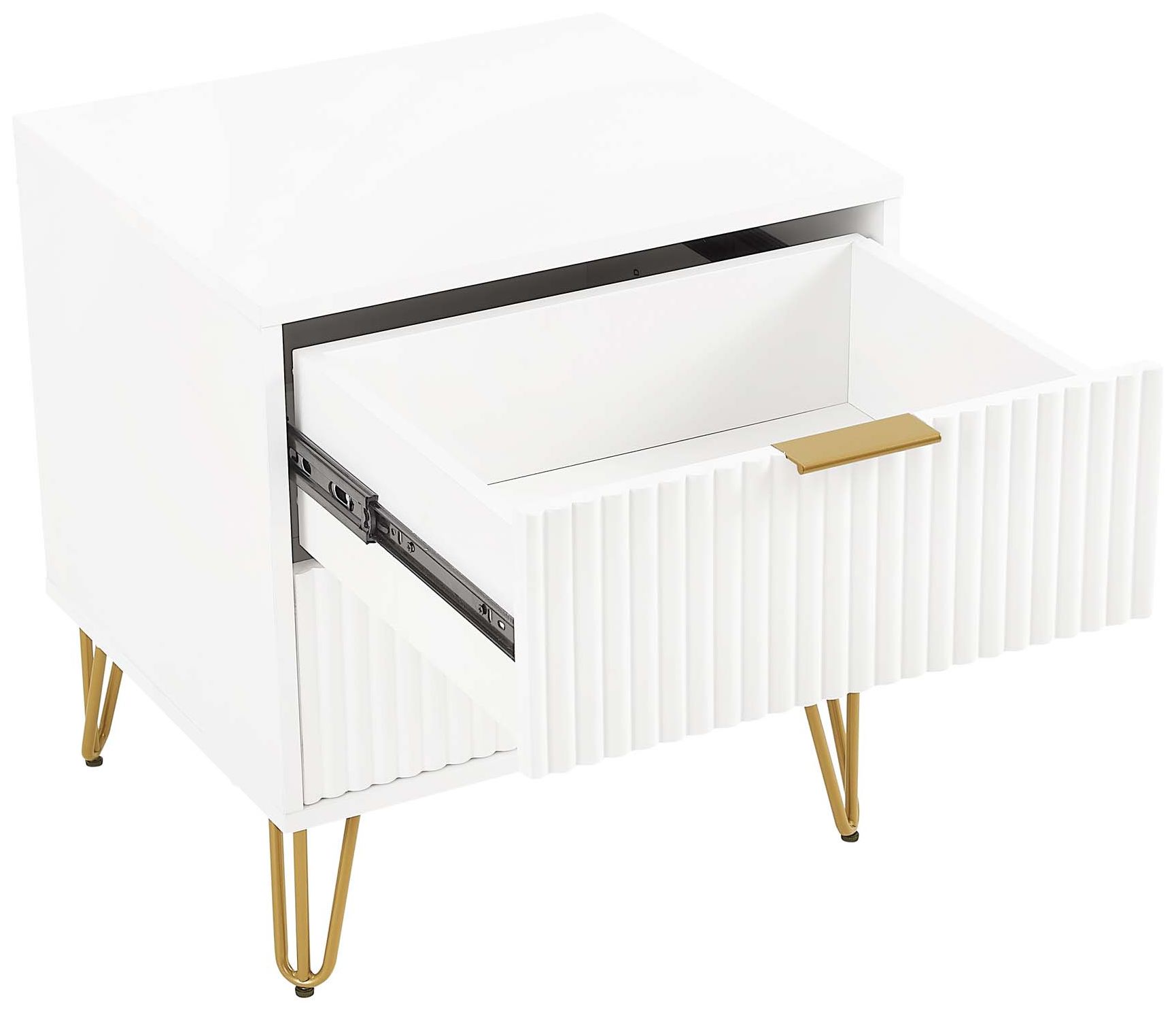 Image 7 DUMBO 2.0 Nightstand in White - Set of 2 more views