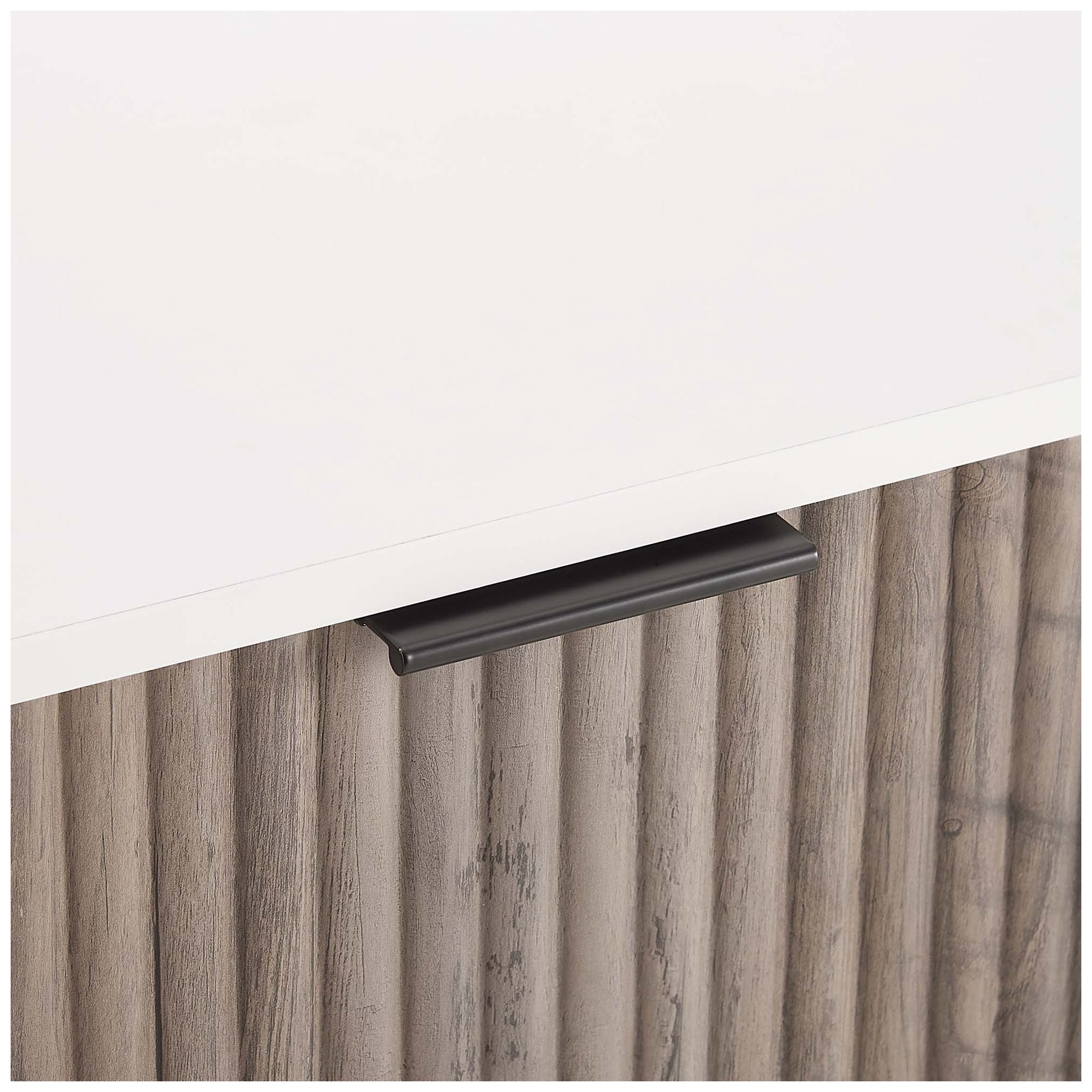 Image 6 Dumbo 35 1/4" Wide White and Gray Wood 3-Drawer Dresser more views