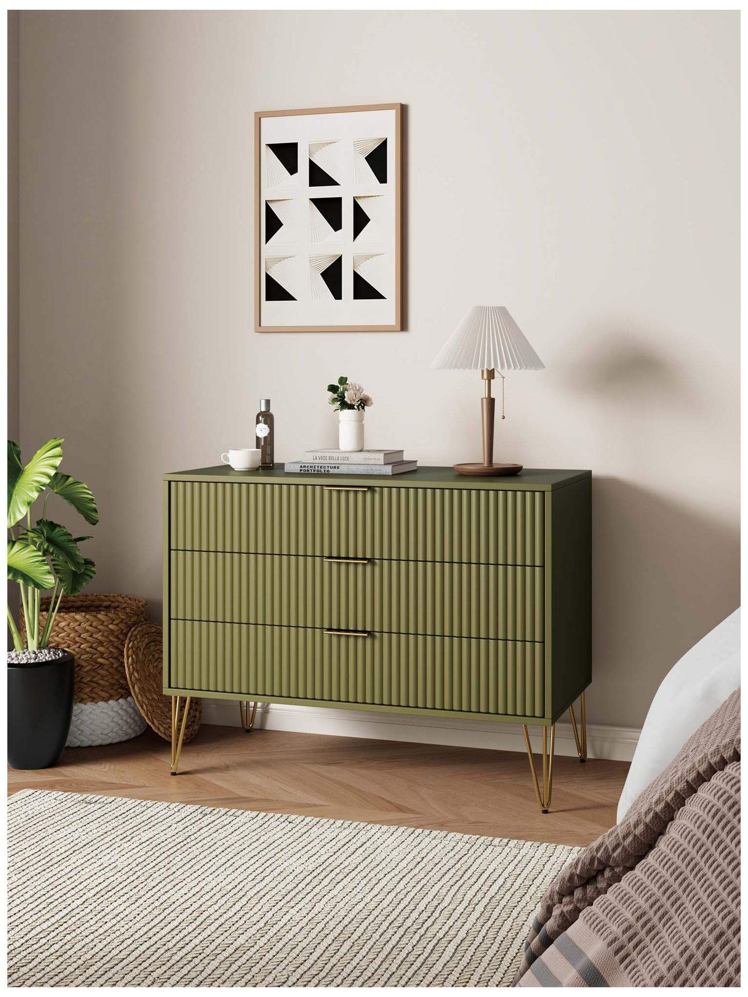Image 2 DUMBO Dresser in Olive Green more views