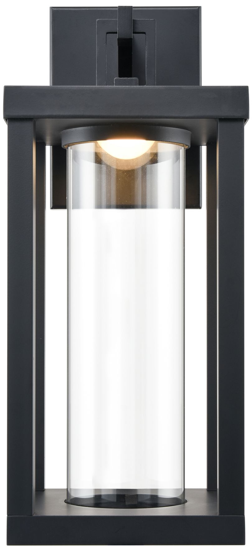 Dumont 18" High Powder-Coated Black LED Outdoor Wall Light