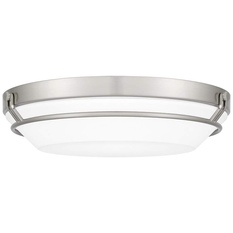 Image 1 Dunbar Integrated LED Brushed Nickel Flush Mount