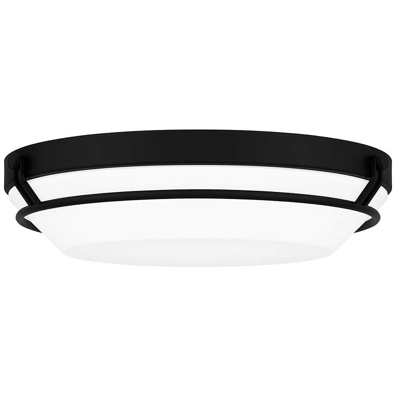 Image 1 Dunbar Integrated LED Matte Black Flush Mount