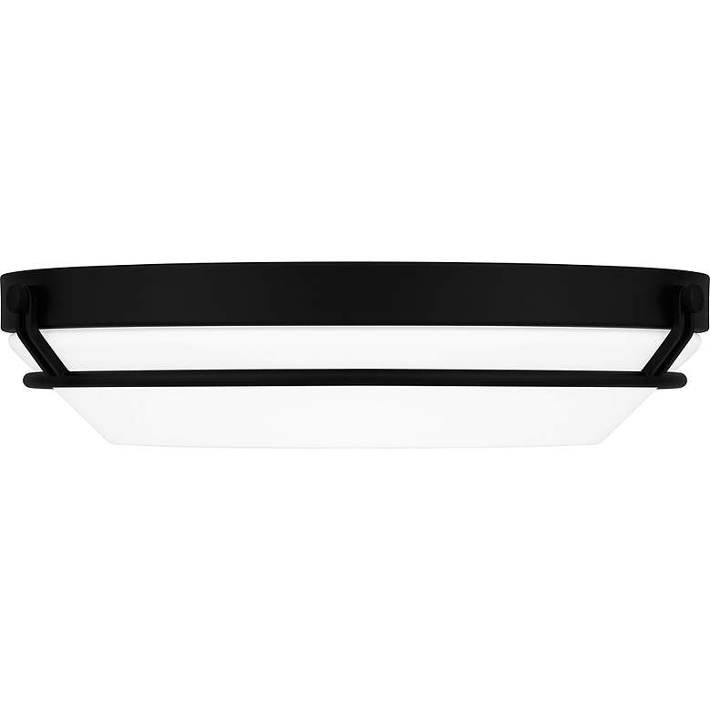 Image 3 Dunbar Integrated LED Matte Black Flush Mount more views