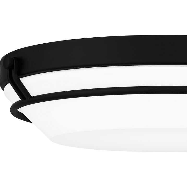 Image 6 Dunbar Integrated LED Matte Black Flush Mount more views