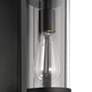 Dunbroch 13" High Black Outdoor Wall Light in scene