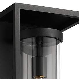 Image5 of Dunbroch 13" High Black Outdoor Wall Light more views