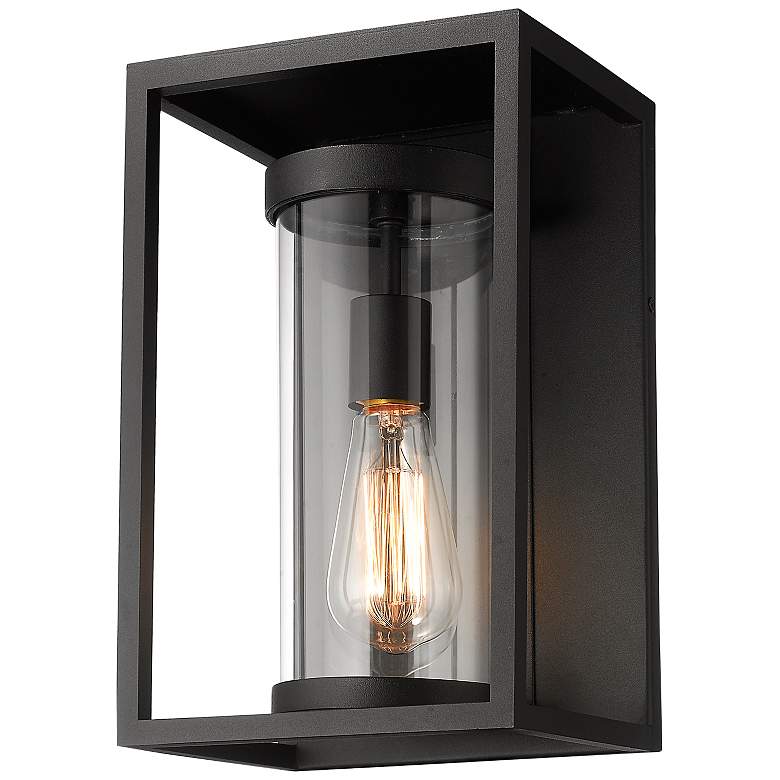 Image 6 Dunbroch 13" High Black Outdoor Wall Light more views