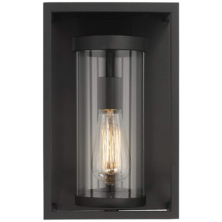 Image 7 Dunbroch 13" High Black Outdoor Wall Light more views