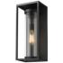 Dunbroch 18 1/4" High Black Outdoor Wall Light