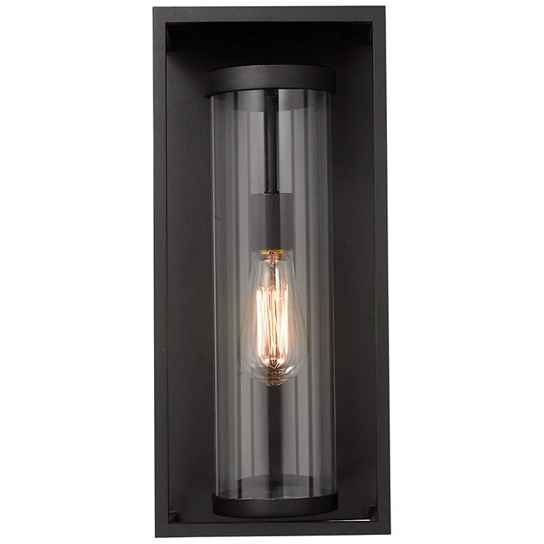 Image 7 Dunbroch 18 1/4" High Black Outdoor Wall Light more views