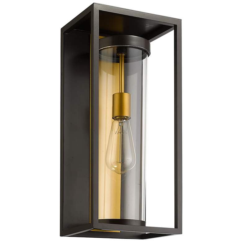 Image 2 Dunbroch 18 1/4" High Deep Bronze Brass Outdoor Wall Light